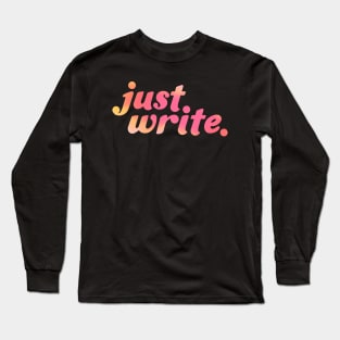 just write Long Sleeve T-Shirt